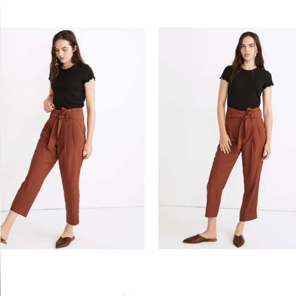 Madewell Drapey Paperbag Pants